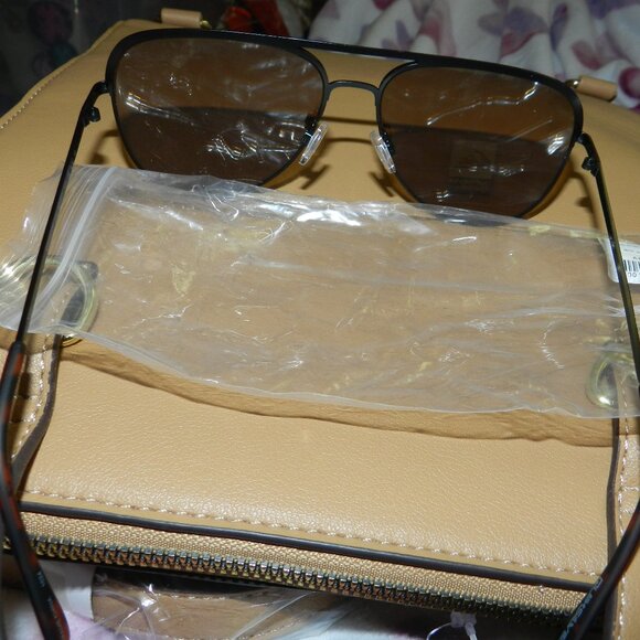 QUIKSILVER Aviator🕶Sunglasses Sun Amber Lens Aviator QS4000OP 009🆕📦⌚🏃💨⚡🚚 - Picture 4 of 15